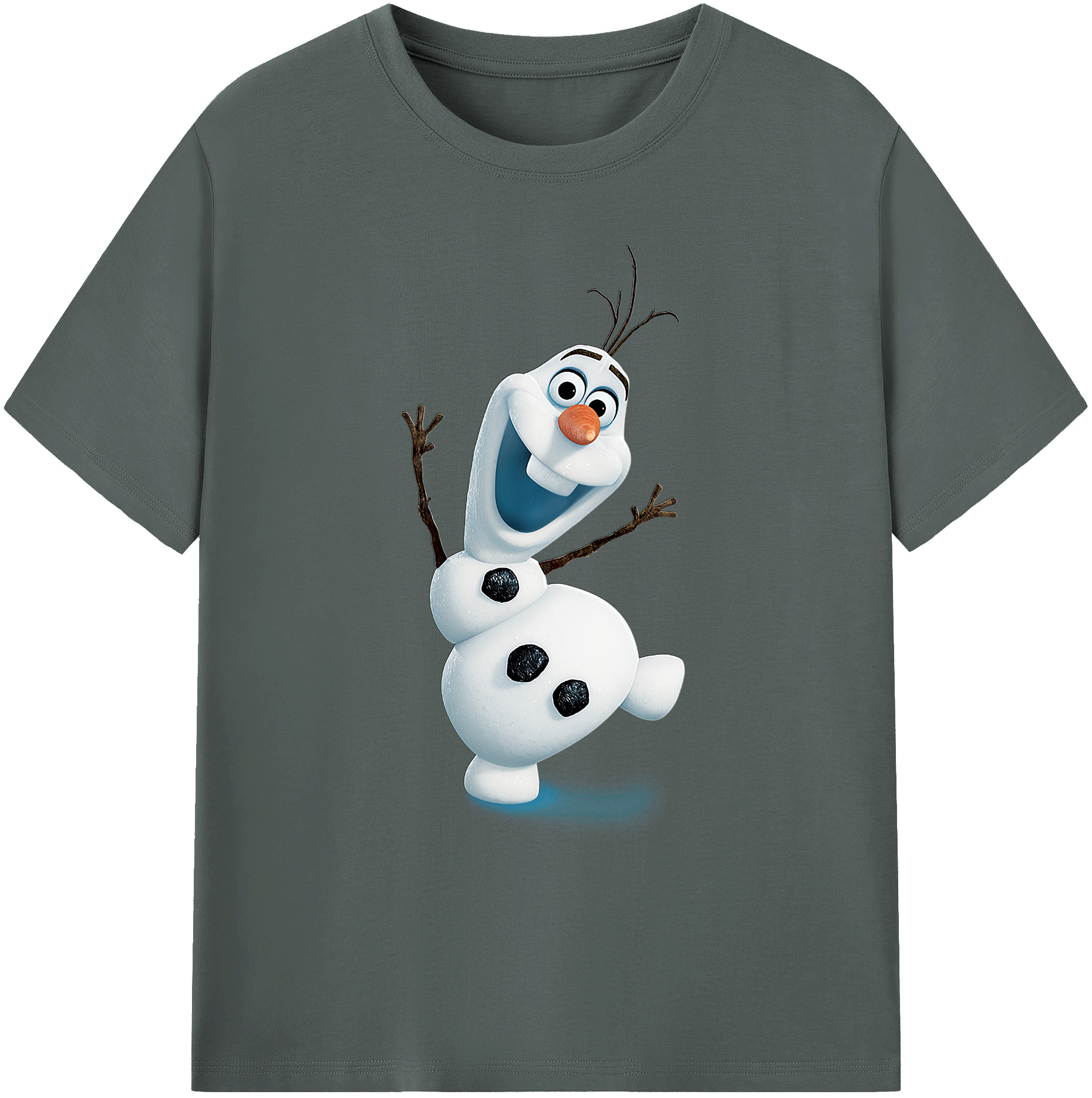 （画像用） アナと雪の女王 アンナ エルサ Frozen Anna Elsa 綿100％ メンズ半袖Tシャツ｜肌触りやわらか＆通気性